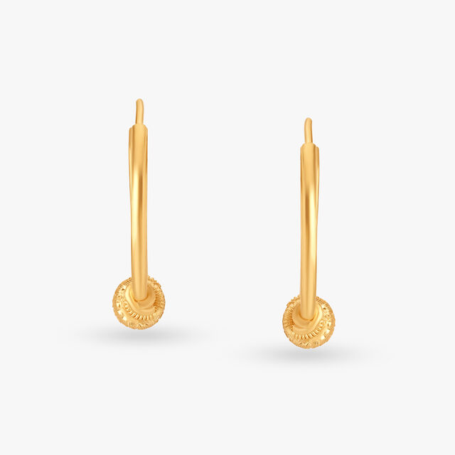 Charms Of Simplicity Hoop Earrings