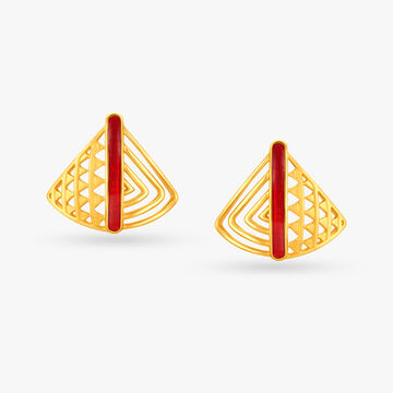 Minimal Geometric Stud Earrings