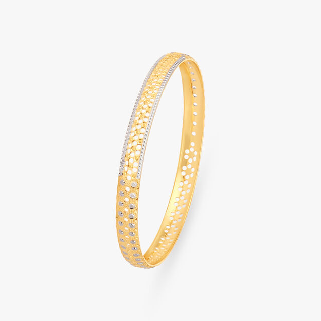 Sparkling Serenity Gold Bangles 2