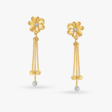 Ethereal Floral Drop Earrings