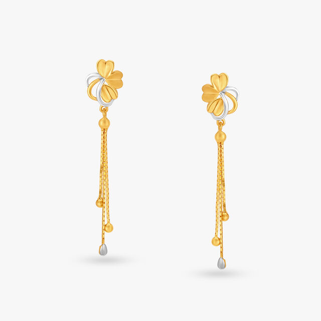 Stylish Glimmer Drop Earrings 
