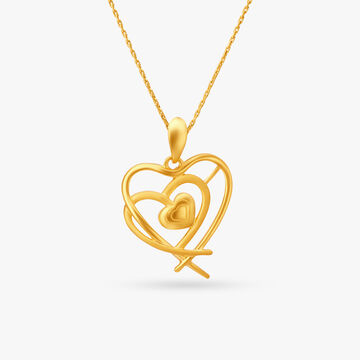Triple-Layered Heart Pendant