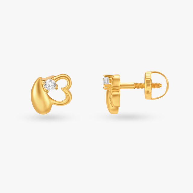 Subtle Charm Stud Earrings 2