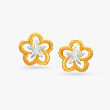 Dainty Floral Stud Earrings