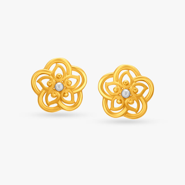 Nature Inspired Stud Earrings 