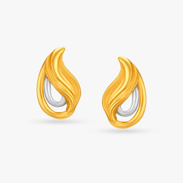 Dainty Mango Stud Earrings