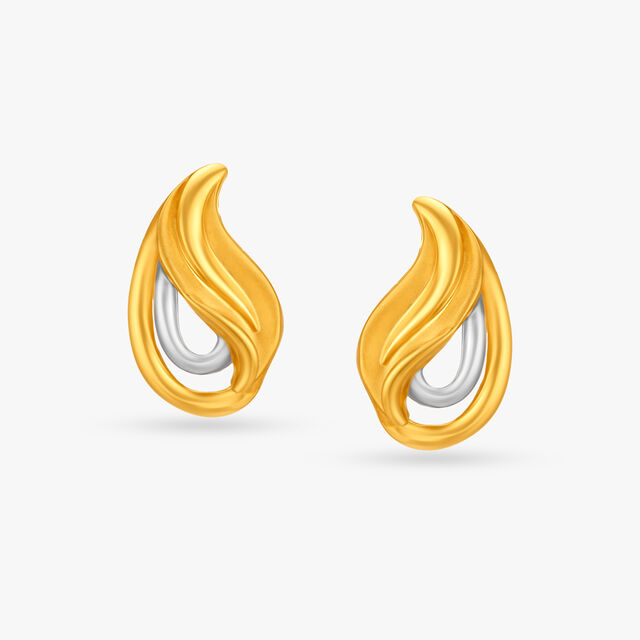 Dainty Mango Stud Earrings 