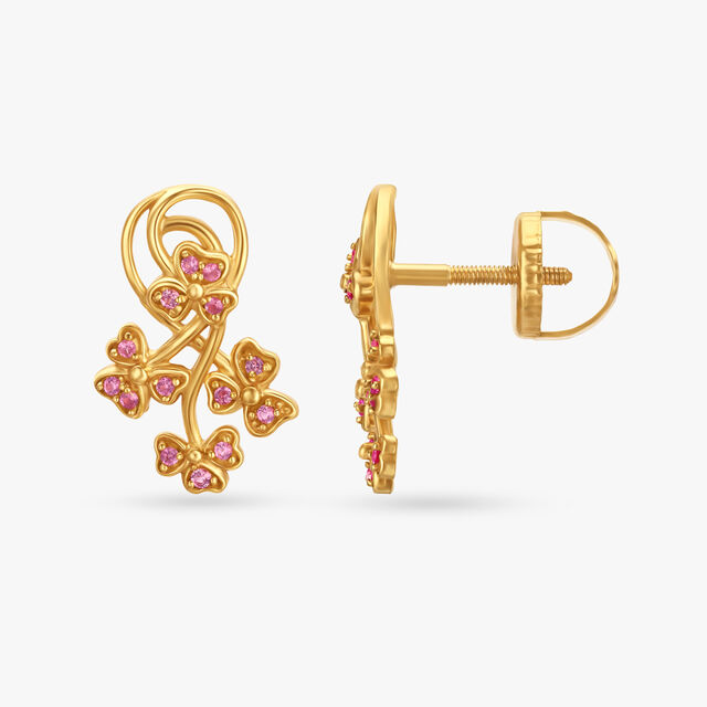 Lovely Wildflower Stud Earrings 2