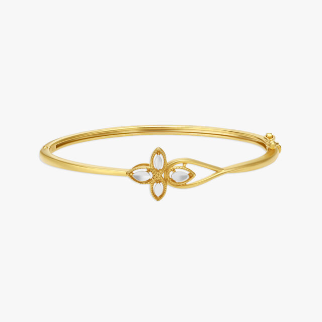 Chic Floral Bangle,,hi-res 