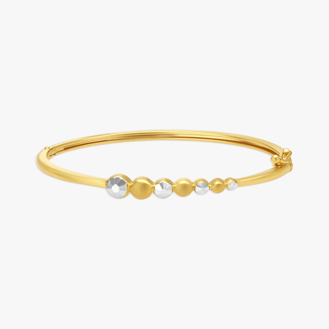 Sophisticated Dual Toned Bangle 
