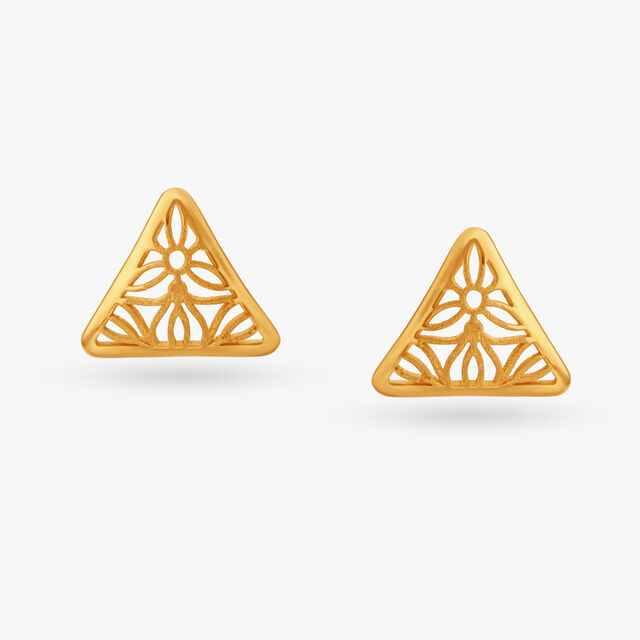 Contemporary Allure Stud Earrings 