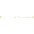 Winsome Dual Heart Gold Bracelet,,hi-res 3