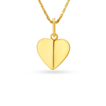 Adorable Heart Gold Pendant