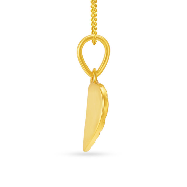Adorable Heart Gold Pendant 2