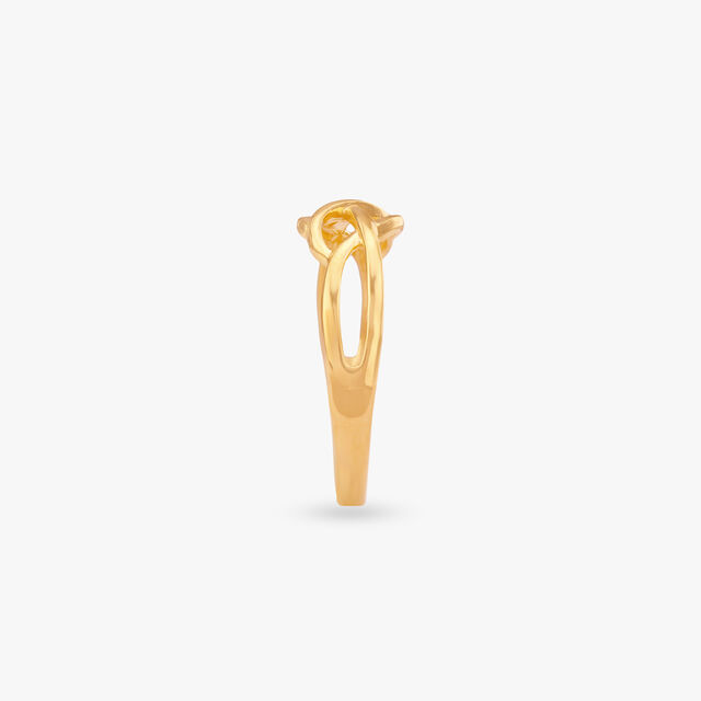 Infinity Embrace Gold Ring