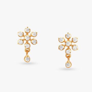 BloomingBlissDiamondDropEarrings