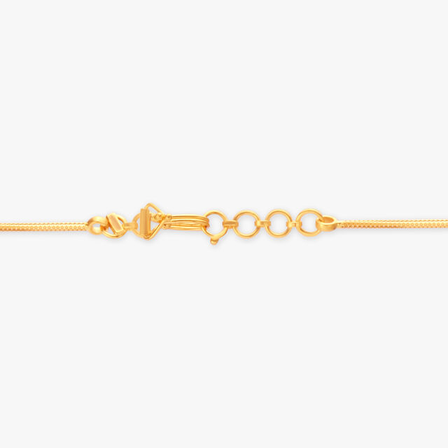Elegant Golden Beaded Mangalsutra