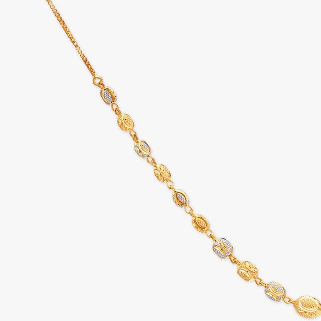 Elegant Oval Gold Chain
