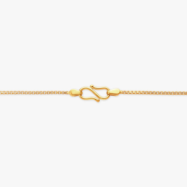 Elegant Oval Gold Chain