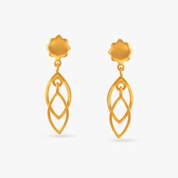 Unique Minimal Drop Earrings