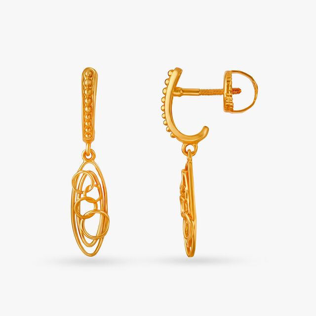 Subtle Contemporary Drop Earrings 2