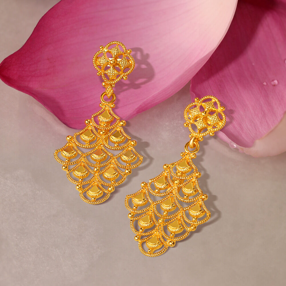 Buy Timeless Traditions Drop Earrings at Best Price Tanishq US