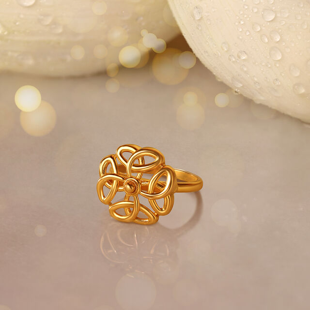 Abstract Loops Ring 