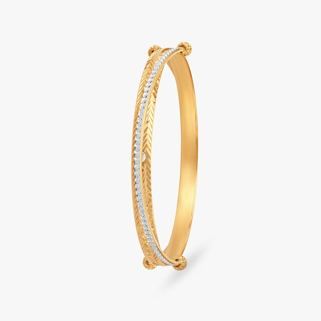Shimmering Gold Bangle 2