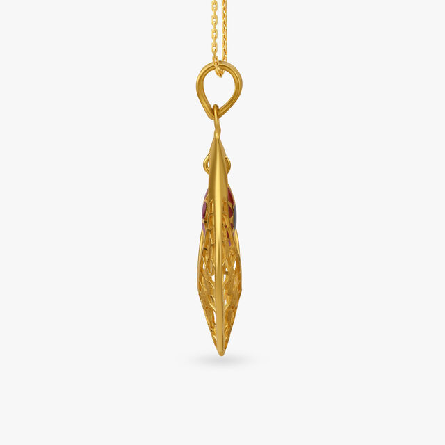 Geometric Pendant and Earrings Set 5