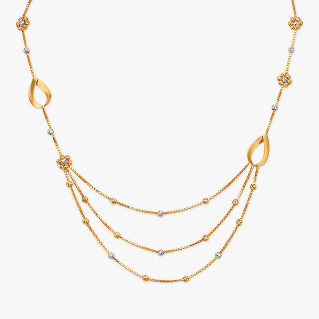 Elegant Multi-Layered Gold Necklace Set 2