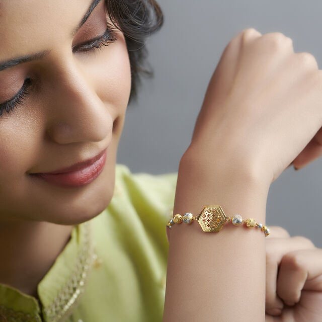 Radiant Hexagonal Bracelet,,hi-res