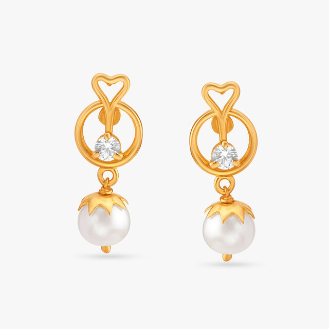Sophisticated Pearl Drop Earrings 