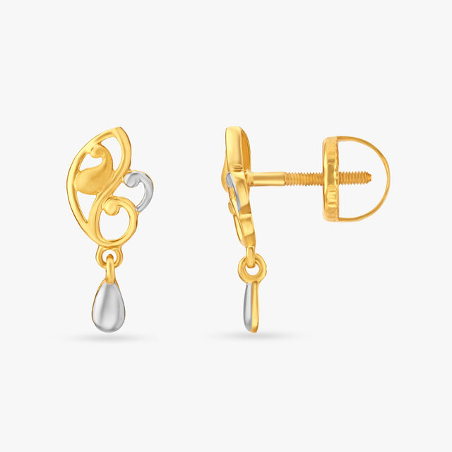 Royal Peacock Drop Earrings 2