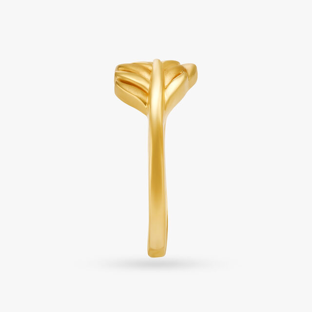 Graceful Feather Ring