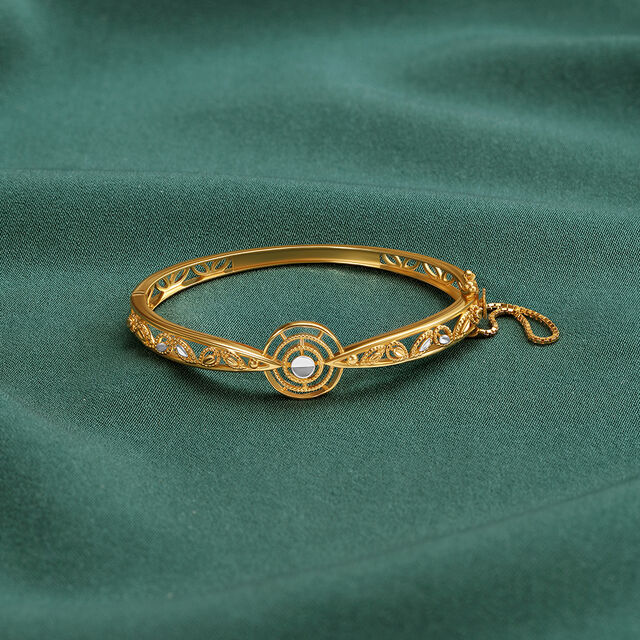Floral Filigree Bangle