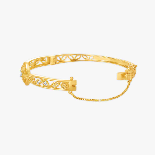Floral Filigree Bangle