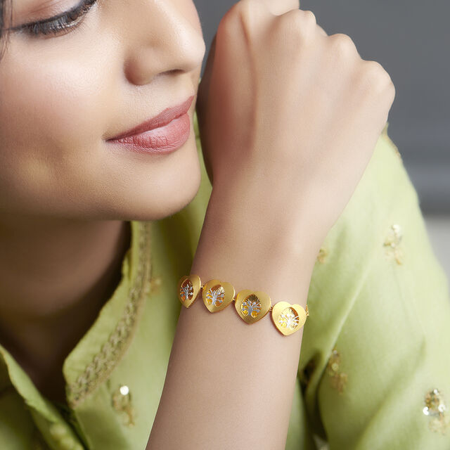 Graceful Stamp Bracelet,,hi-res
