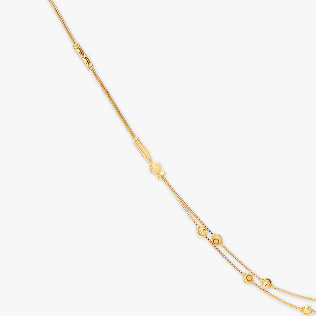 Elegant Double-Strand Gold Necklace
