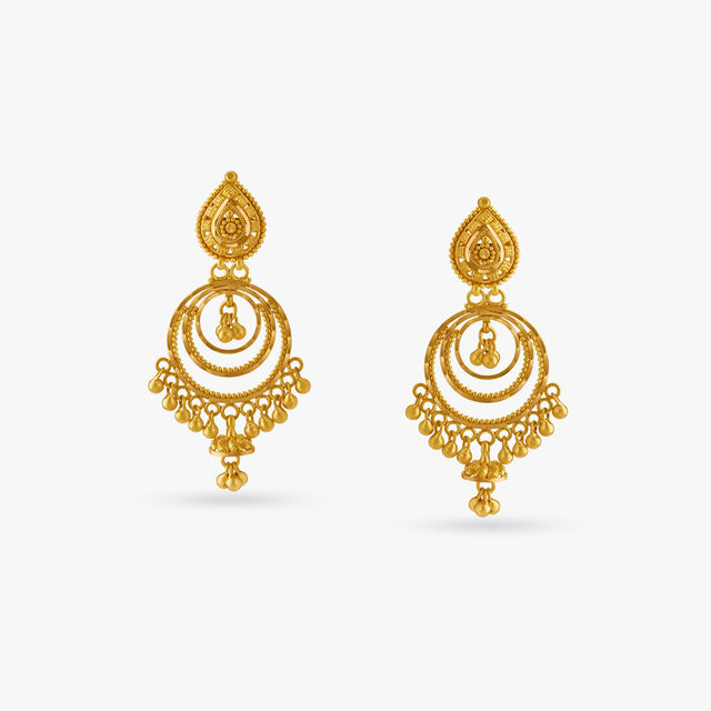 Intricate Glamour Drop Earrings 3