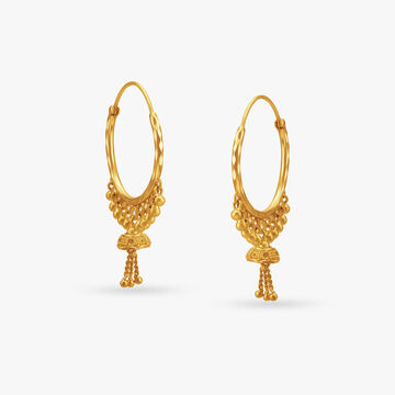 Charming Rajkot Bali Hoop Earrings