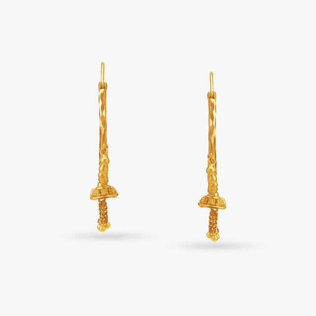 Charming Rajkot Bali Hoop Earrings,,hi-res