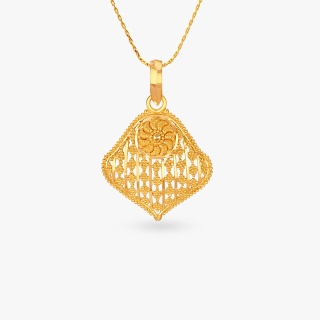Intricate Bloom Pendant 