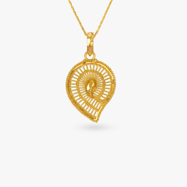 Paisley Jali Pendant 