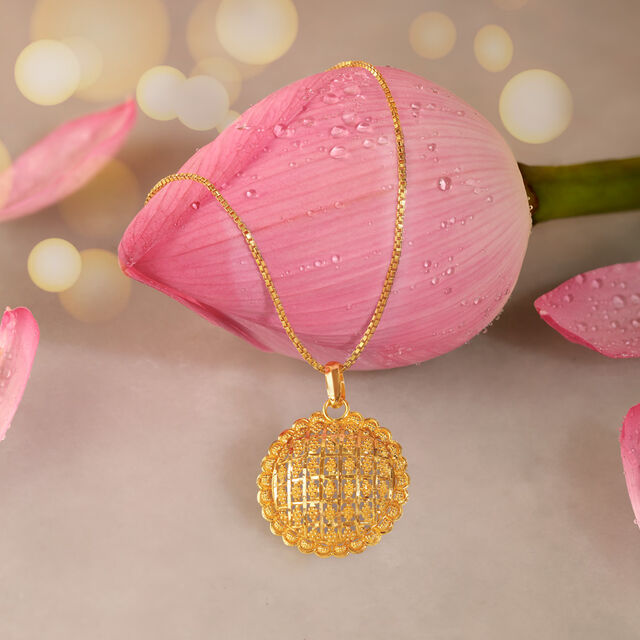 Intricate Grid Pendant