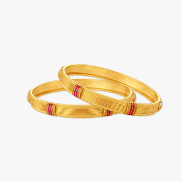 Elegant Enamel Bangle