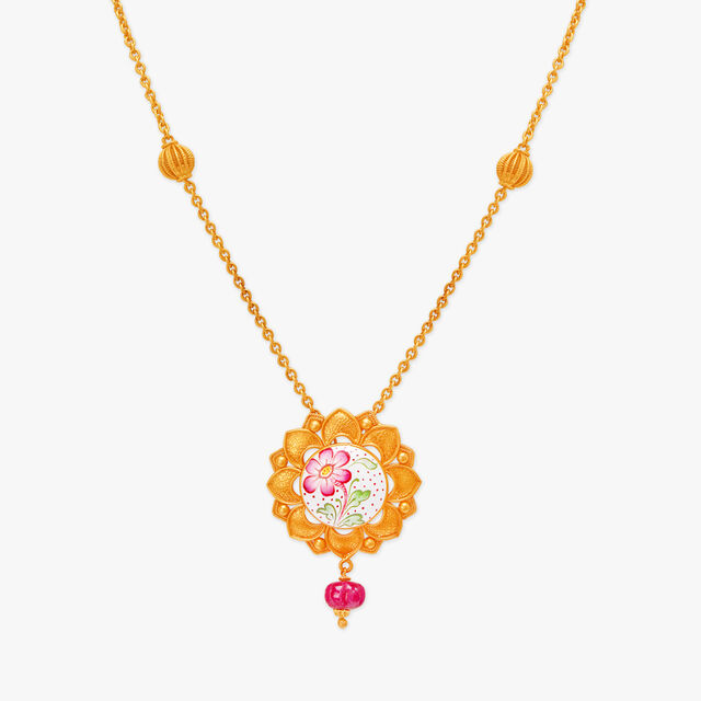 Bold Flower Necklace Set,,hi-res 4