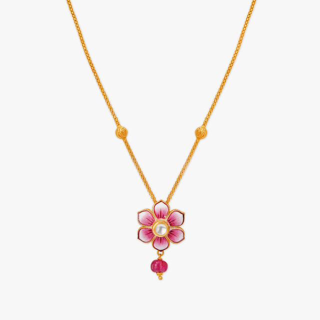 Pink Bloom Necklace Set,,hi-res 2