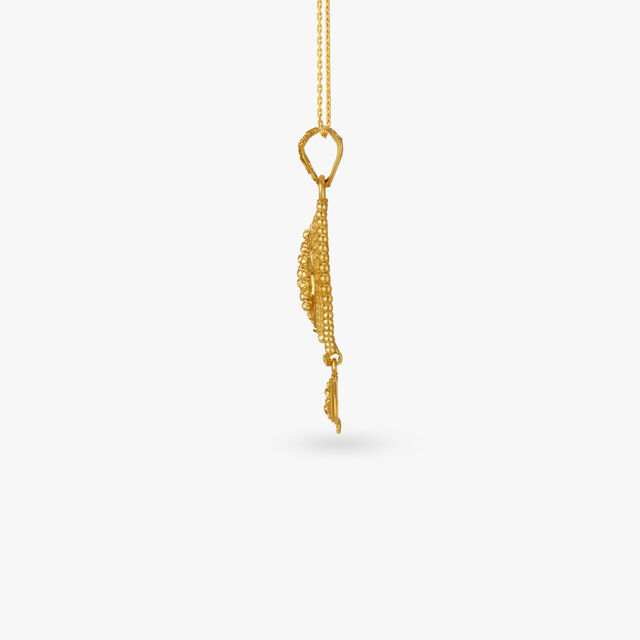 Intricate Leaf Pendant