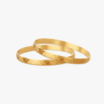 Clean Textured Bangle