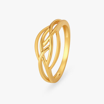 Knotwork Gold  Finger Ring